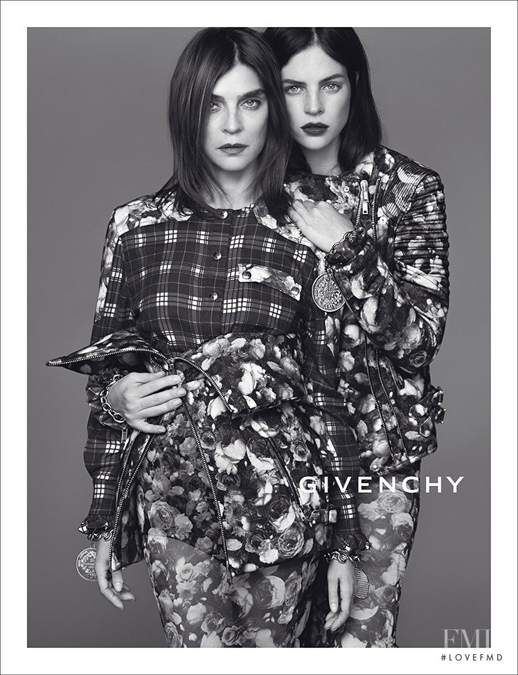 Julia Restoin Roitfeld featured in  the Givenchy advertisement for Autumn/Winter 2013