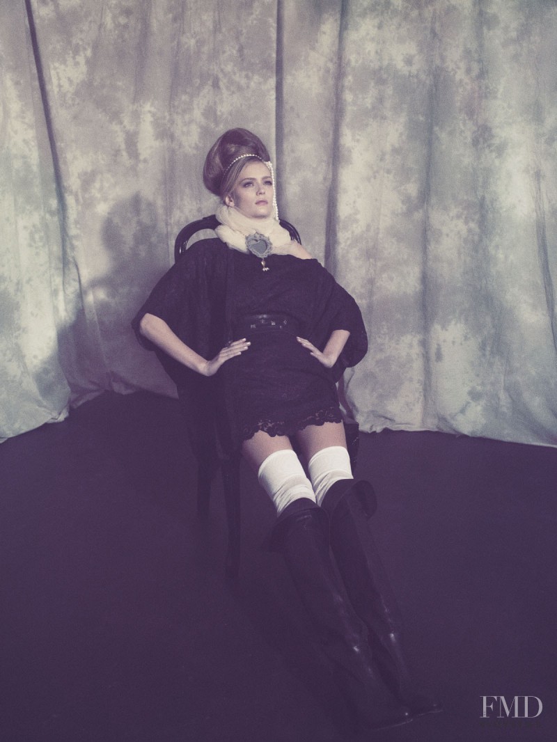 Anne Katrine Sibbersen featured in  the Maria Larsen advertisement for Autumn/Winter 2009