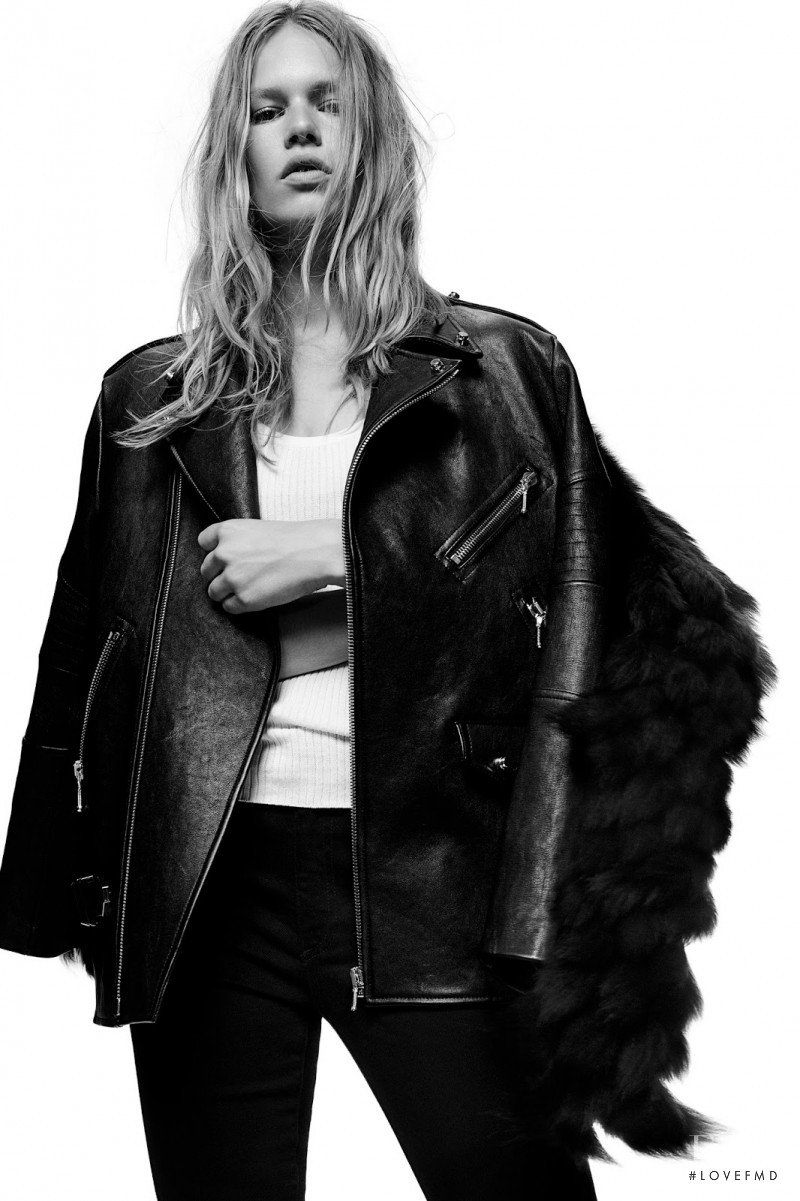 Anna Ewers featured in  the Alexander Wang 10th Anniversary Capsual Collection advertisement for Autumn/Winter 2015