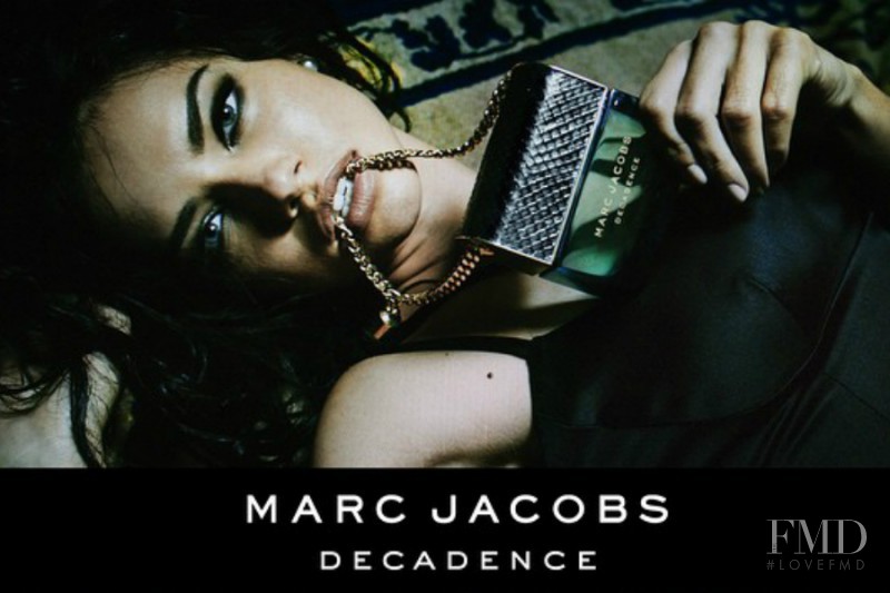 Adriana Lima featured in  the Marc Jacobs Beauty Decadence Perfume advertisement for Autumn/Winter 2015