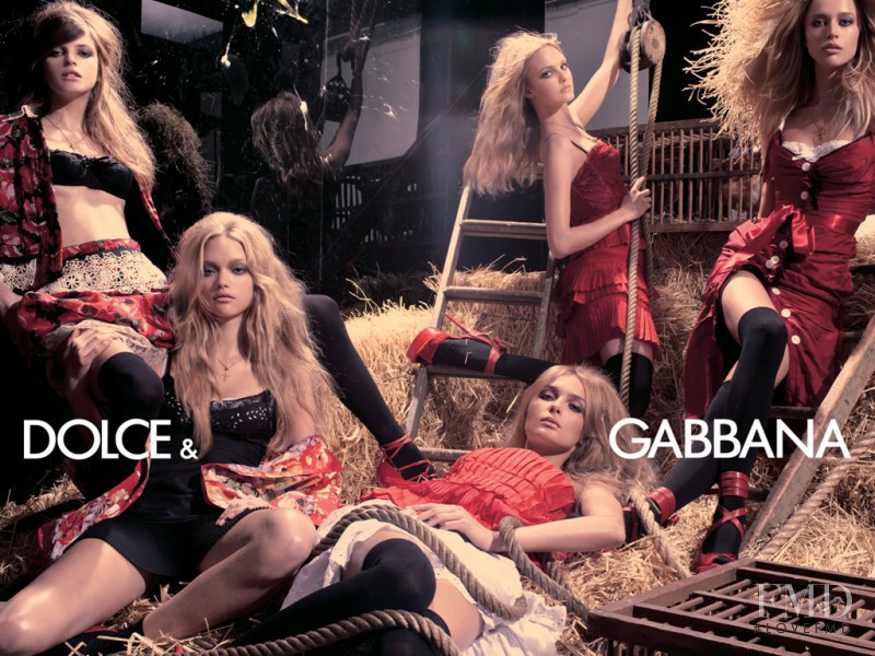 Caroline Trentini featured in  the Dolce & Gabbana advertisement for Spring/Summer 2006
