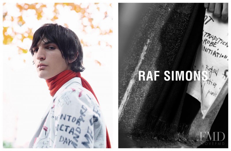 Raf Simons advertisement for Autumn/Winter 2015