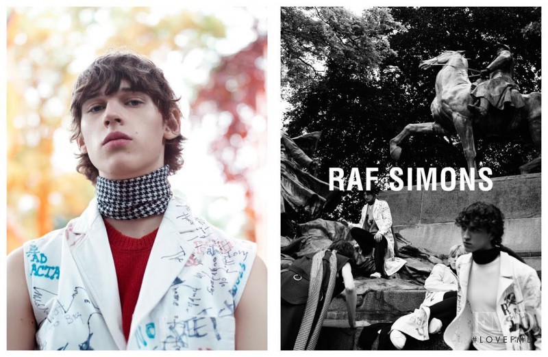 Raf Simons advertisement for Autumn/Winter 2015