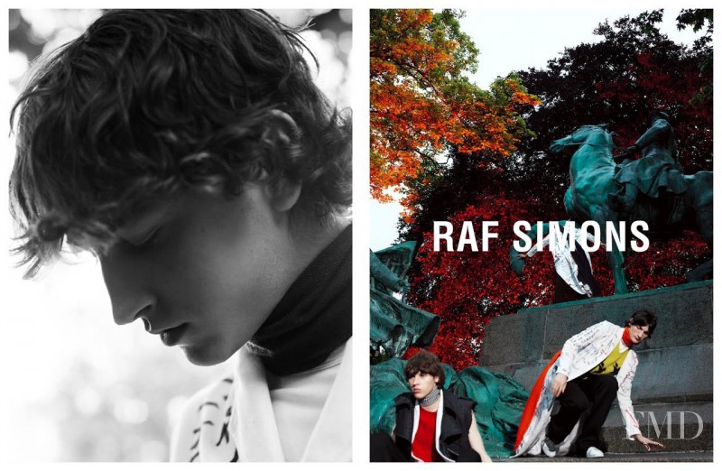Raf Simons advertisement for Autumn/Winter 2015