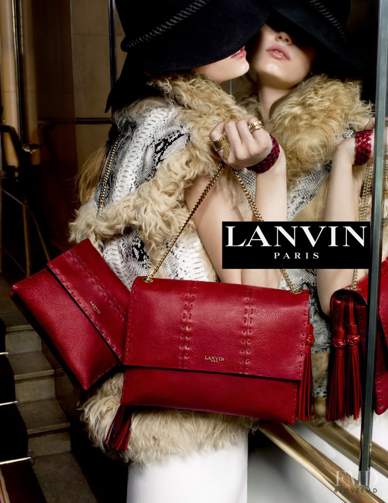 Hollie May Saker featured in  the Lanvin advertisement for Autumn/Winter 2015