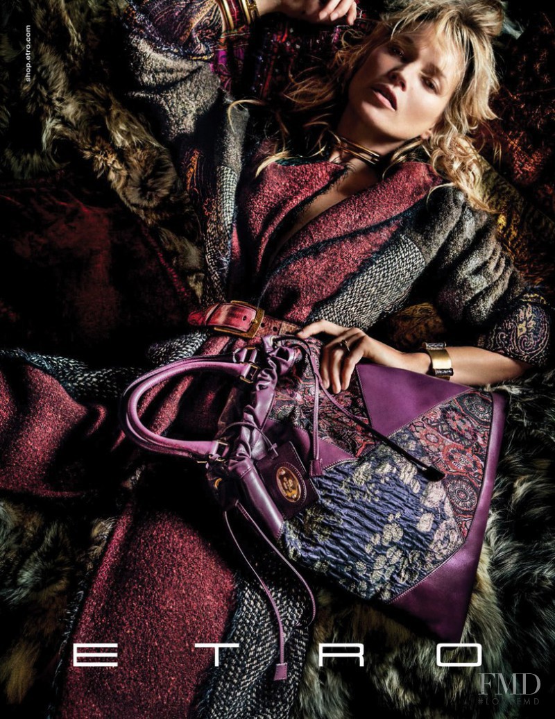 Kate Moss featured in  the Etro advertisement for Autumn/Winter 2015