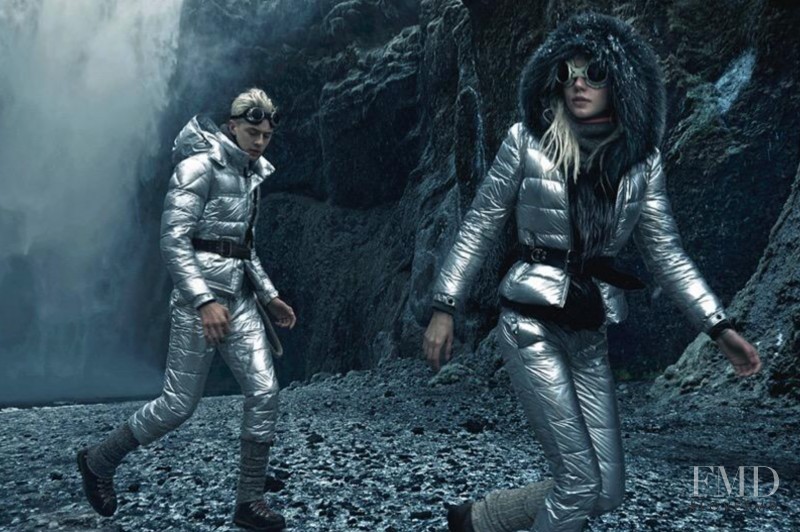 Pyper America Smith featured in  the Moncler advertisement for Autumn/Winter 2015