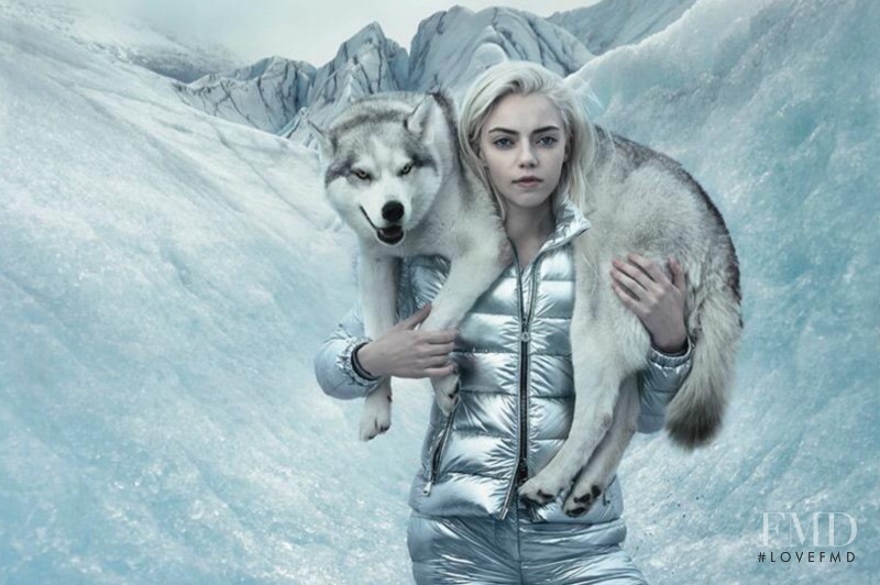 Pyper America Smith featured in  the Moncler advertisement for Autumn/Winter 2015