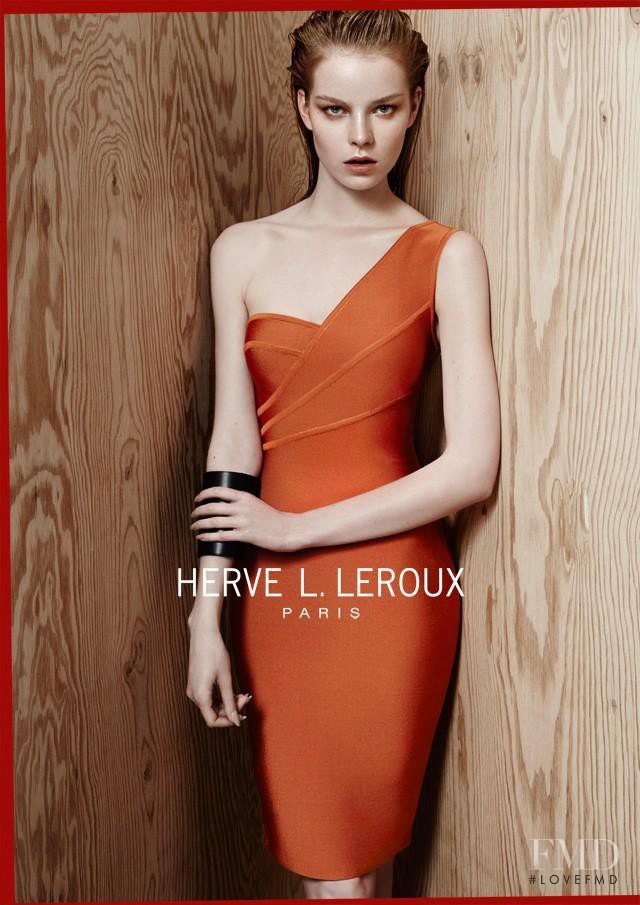 Gwen Loos featured in  the Hervï¿½ L. Leroux advertisement for Autumn/Winter 2013