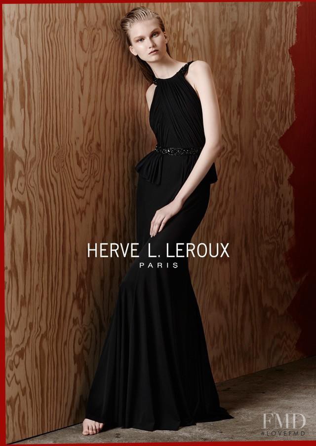 Anna Martynova featured in  the Hervï¿½ L. Leroux advertisement for Autumn/Winter 2013