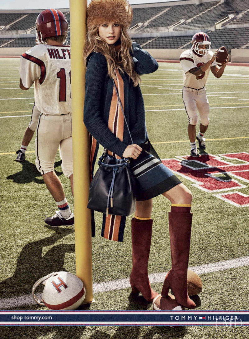 Behati Prinsloo featured in  the Tommy Hilfiger advertisement for Autumn/Winter 2015