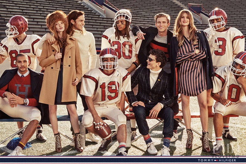 Behati Prinsloo featured in  the Tommy Hilfiger advertisement for Autumn/Winter 2015