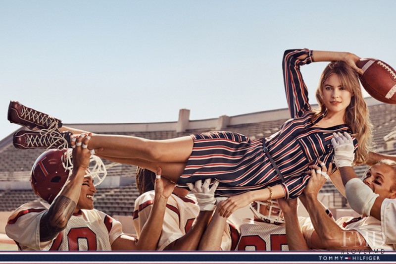 Behati Prinsloo featured in  the Tommy Hilfiger advertisement for Autumn/Winter 2015