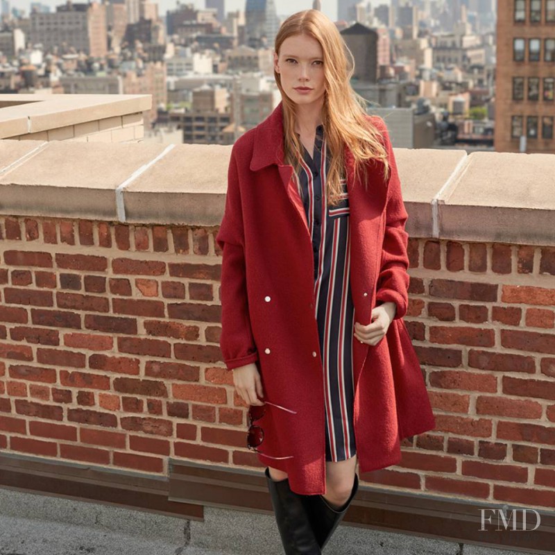 Julia Hafstrom featured in  the Tommy Hilfiger advertisement for Autumn/Winter 2015