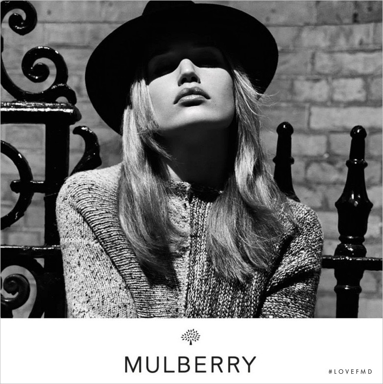 Georgia May Jagger featured in  the Mulberry advertisement for Autumn/Winter 2015