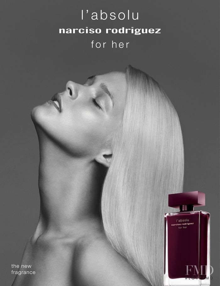 Carmen Kass featured in  the Narciso Rodriguez "L\'Absolu For Her" Fragrance advertisement for Autumn/Winter 2015