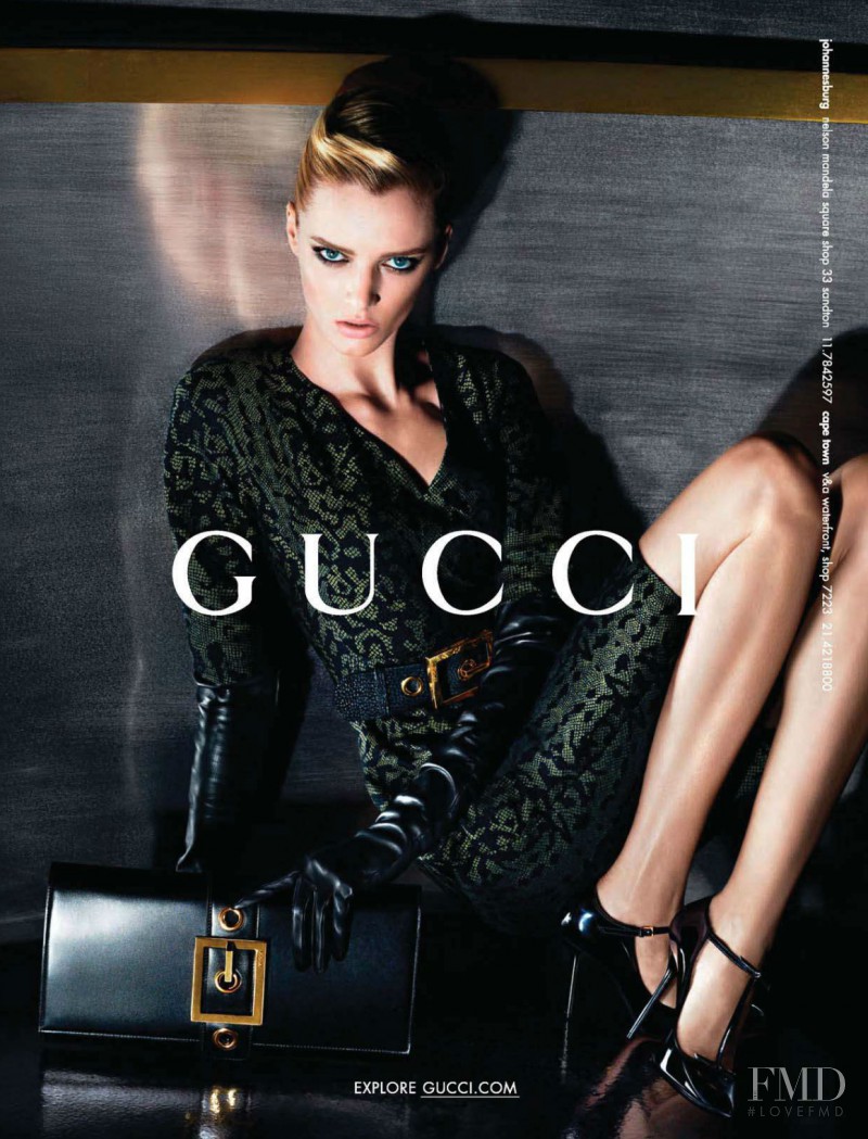 Daria Strokous featured in  the Gucci advertisement for Pre-Fall 2013