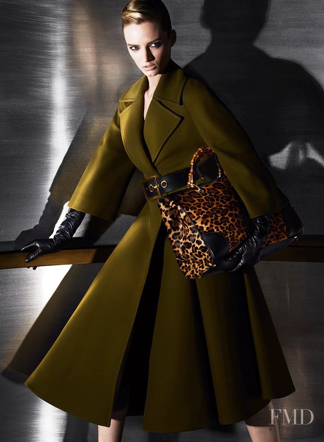 Daria Strokous featured in  the Gucci advertisement for Pre-Fall 2013