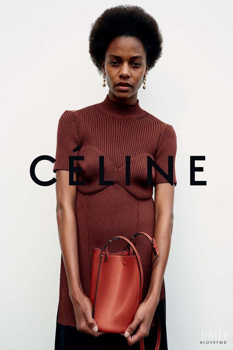 Karly Loyce featured in  the Celine advertisement for Autumn/Winter 2015