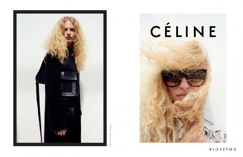 Frederikke Sofie Falbe-Hansen featured in  the Celine advertisement for Autumn/Winter 2015