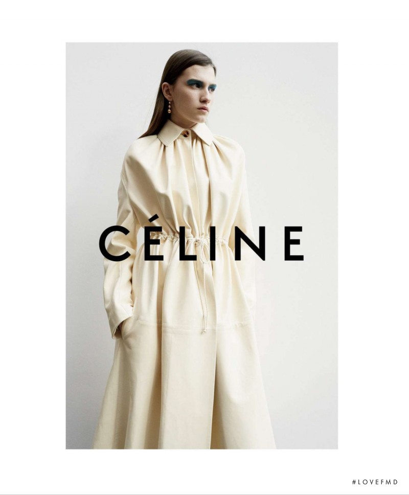Lisa Helene Kramer featured in  the Celine advertisement for Autumn/Winter 2015