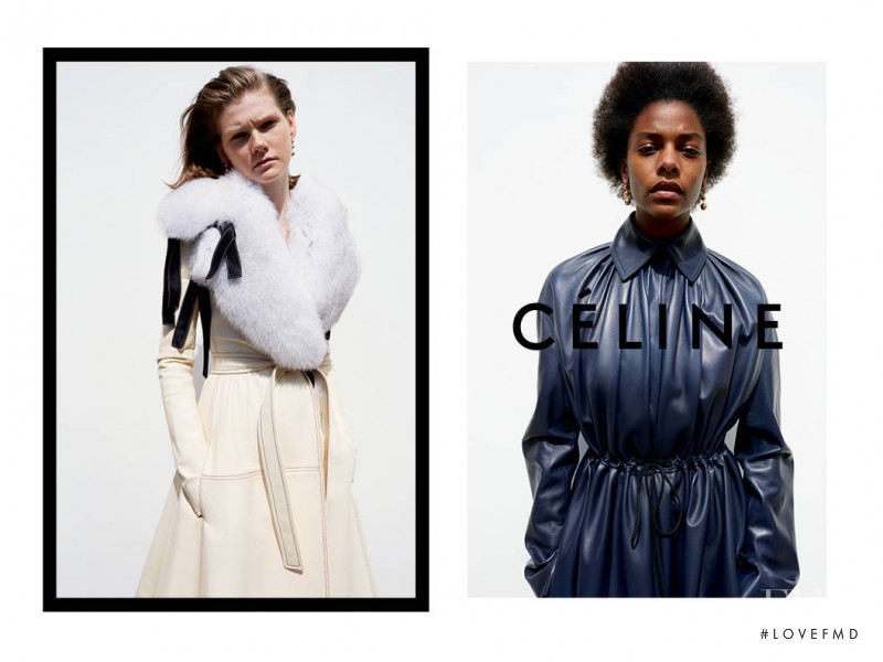 Karly Loyce featured in  the Celine advertisement for Autumn/Winter 2015