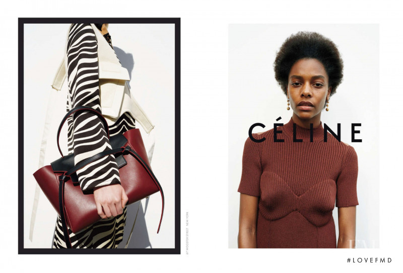 Karly Loyce featured in  the Celine advertisement for Autumn/Winter 2015