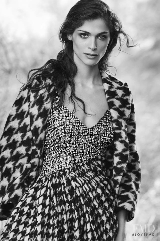 Elisa Sednaoui featured in  the Ermanno Scervino advertisement for Autumn/Winter 2015