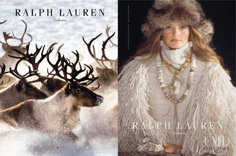 Sanne Vloet featured in  the Ralph Lauren Collection advertisement for Autumn/Winter 2015