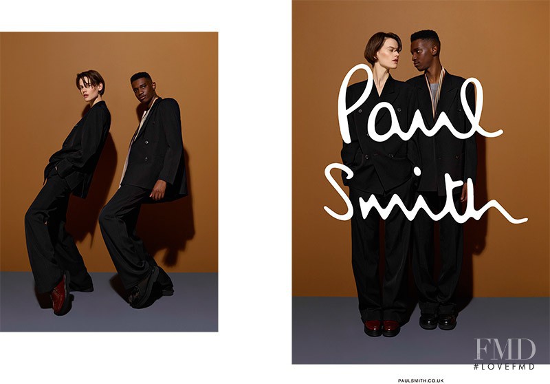 Saskia de Brauw featured in  the Paul Smith advertisement for Autumn/Winter 2015