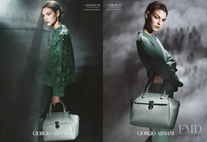 Vittoria Ceretti featured in  the Giorgio Armani advertisement for Autumn/Winter 2015