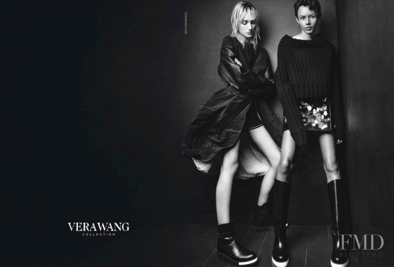 Binx Walton featured in  the Vera Wang advertisement for Autumn/Winter 2015