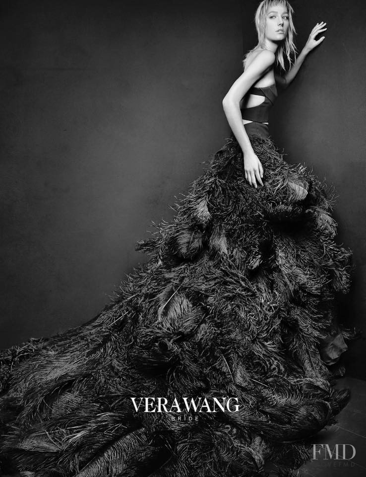 Joséphine Le Tutour featured in  the Vera Wang Bridal House advertisement for Autumn/Winter 2015