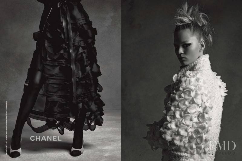 Anna Ewers featured in  the Chanel advertisement for Autumn/Winter 2015