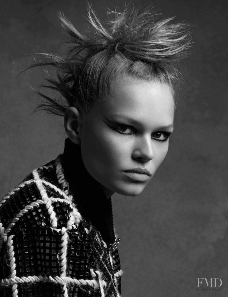 Anna Ewers featured in  the Chanel advertisement for Autumn/Winter 2015