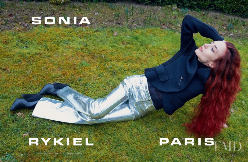 Lizzy Jagger featured in  the Sonia Rykiel advertisement for Autumn/Winter 2015