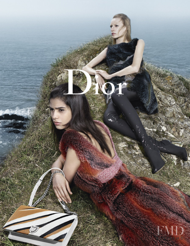 Julia Nobis featured in  the Christian Dior advertisement for Autumn/Winter 2015