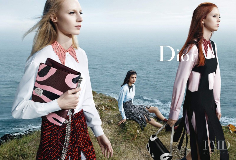 Julia Nobis featured in  the Christian Dior advertisement for Autumn/Winter 2015