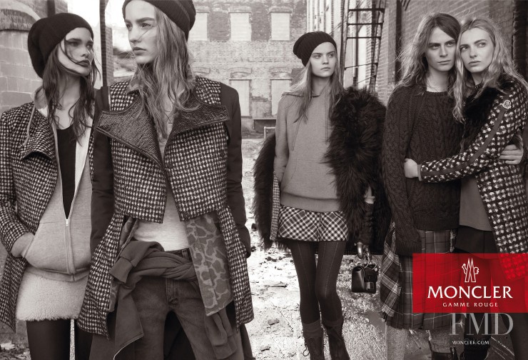 Zlata Semenko featured in  the Moncler Gamme Rouge advertisement for Autumn/Winter 2015