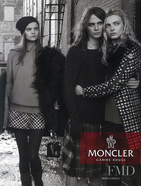 Kate Grigorieva featured in  the Moncler Gamme Rouge advertisement for Autumn/Winter 2015