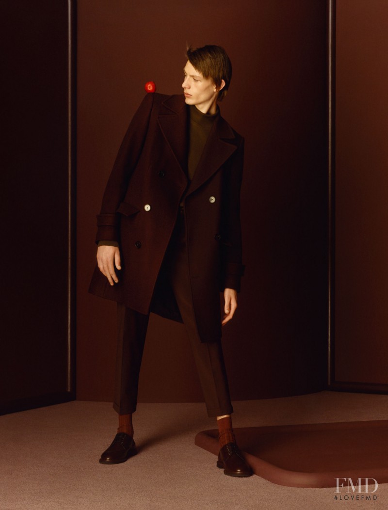 Finnlay Davis featured in  the Zara advertisement for Autumn/Winter 2015