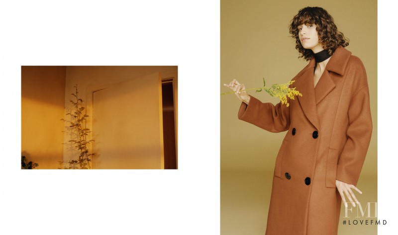 Mica Arganaraz featured in  the Zara advertisement for Autumn/Winter 2015