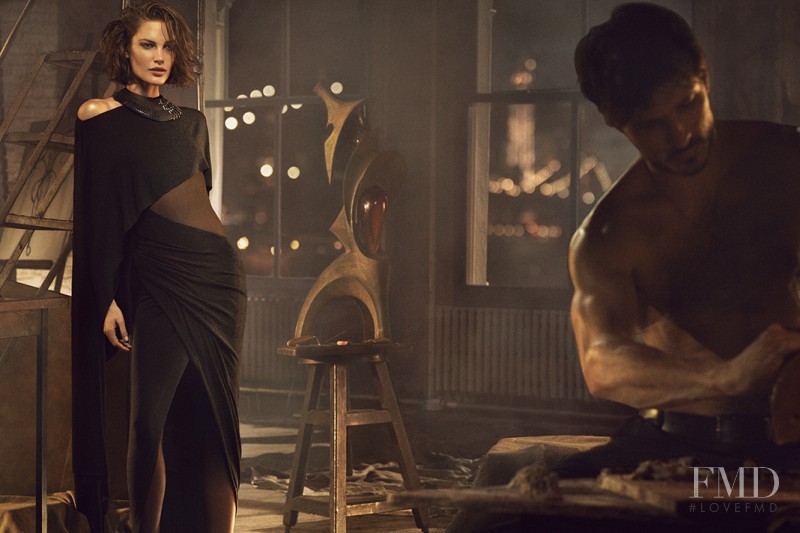 Catherine McNeil featured in  the Donna Karan New York advertisement for Autumn/Winter 2013