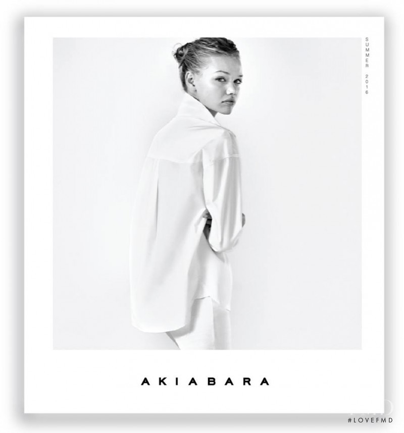 Camilla Forchhammer Christensen featured in  the Akiabara advertisement for Spring/Summer 2016