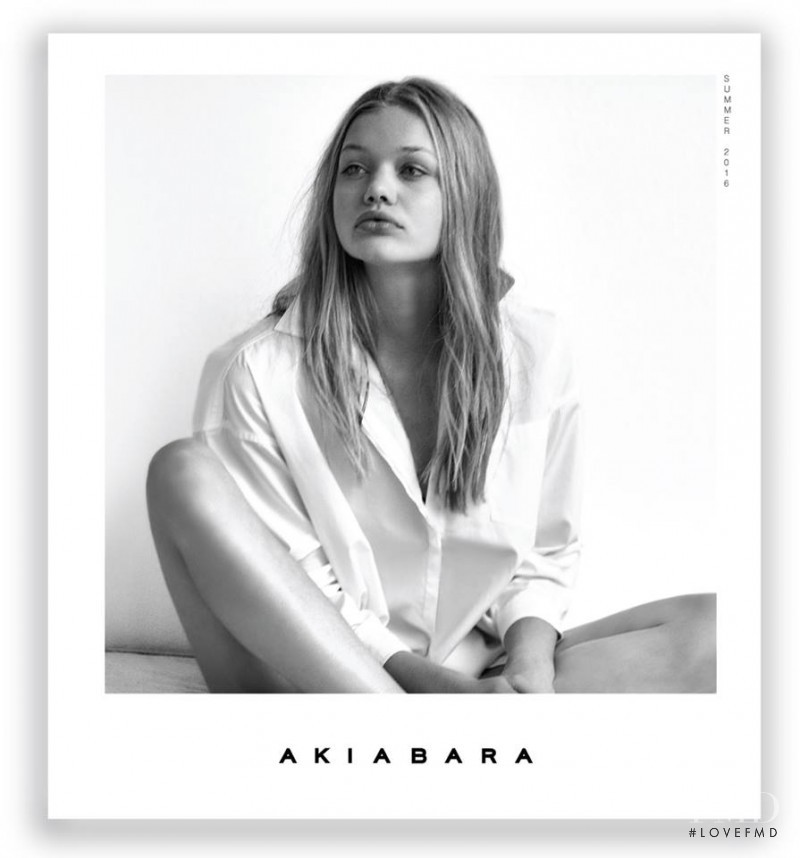 Camilla Forchhammer Christensen featured in  the Akiabara advertisement for Spring/Summer 2016