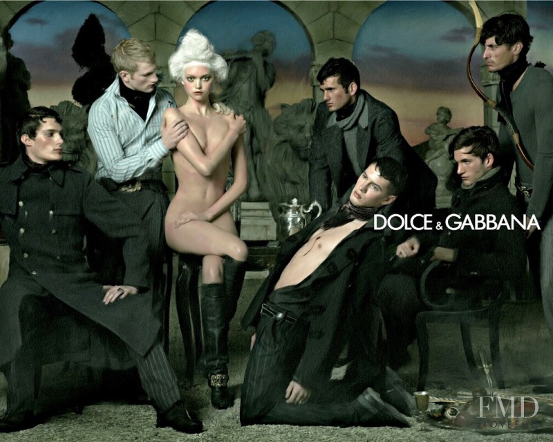 David Gandy featured in  the Dolce & Gabbana advertisement for Autumn/Winter 2006
