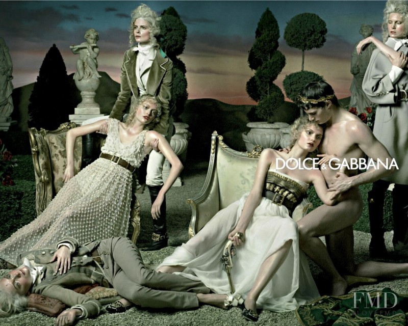 Gemma Ward featured in  the Dolce & Gabbana advertisement for Autumn/Winter 2006