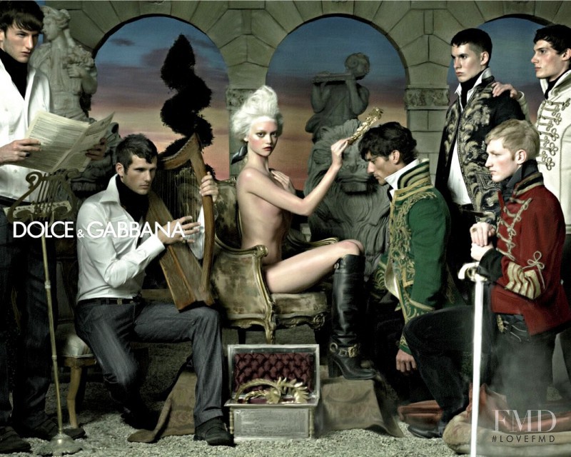 David Gandy featured in  the Dolce & Gabbana advertisement for Autumn/Winter 2006