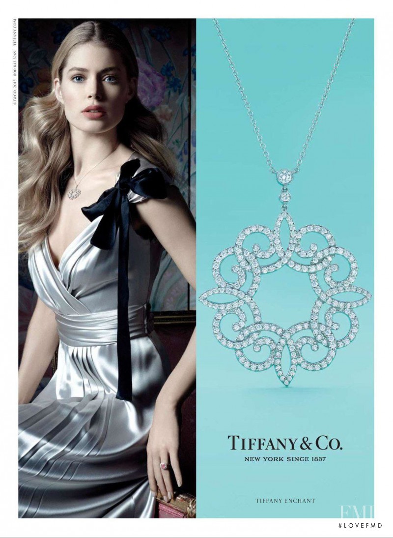 Doutzen Kroes featured in  the Tiffany & Co. advertisement for Spring/Summer 2013
