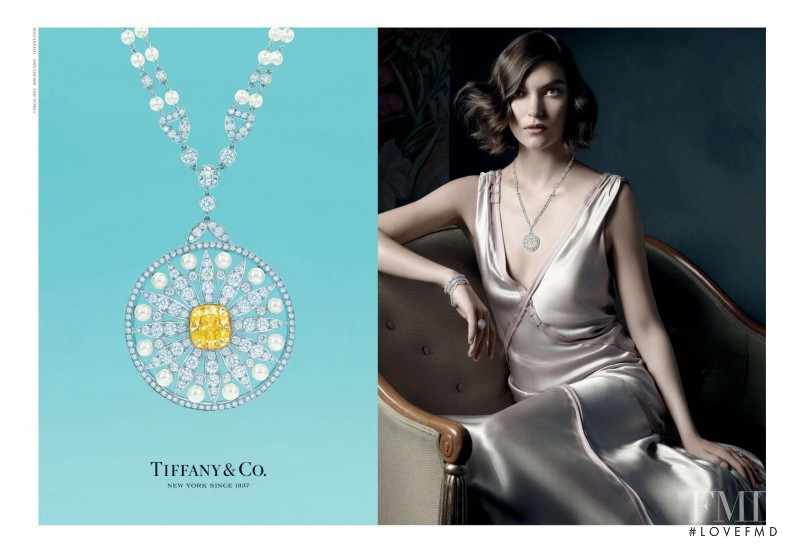 Arizona Muse featured in  the Tiffany & Co. advertisement for Spring/Summer 2013